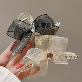 Fashion Alley 11cm Stone Hair Claw For Women  [Pack Of 12]