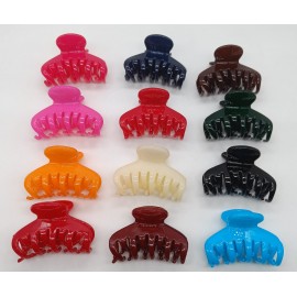 Fashion Alley 7 CM Made In Korea Hair Claw For Women [Pack Of 12]