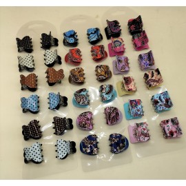 Fashion Alley Random Design Hair Claw [Pack Of 12] [2.5]