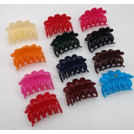 Fashion Alley 7 CM Made In Korea Hair Claw For Women [Pack Of 12]