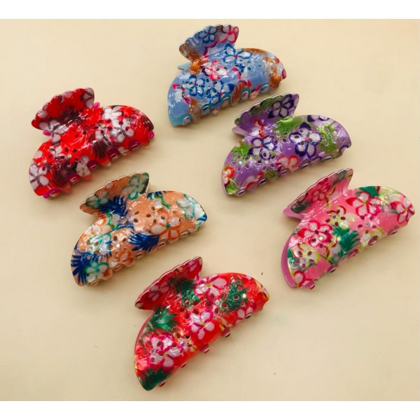 Fashion Alley Hair Claw For Women Pack of 12