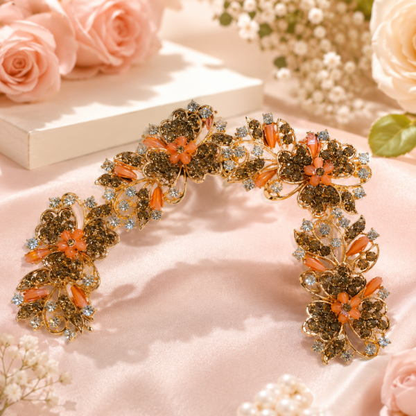 Fashion Alley Hair Tiara Set For Women Pack Of 12 Pc