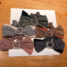 Fashion Alley Rhinestone Big Bow scrunchies ( Pack of 20 pc ) ( 100 per pc )