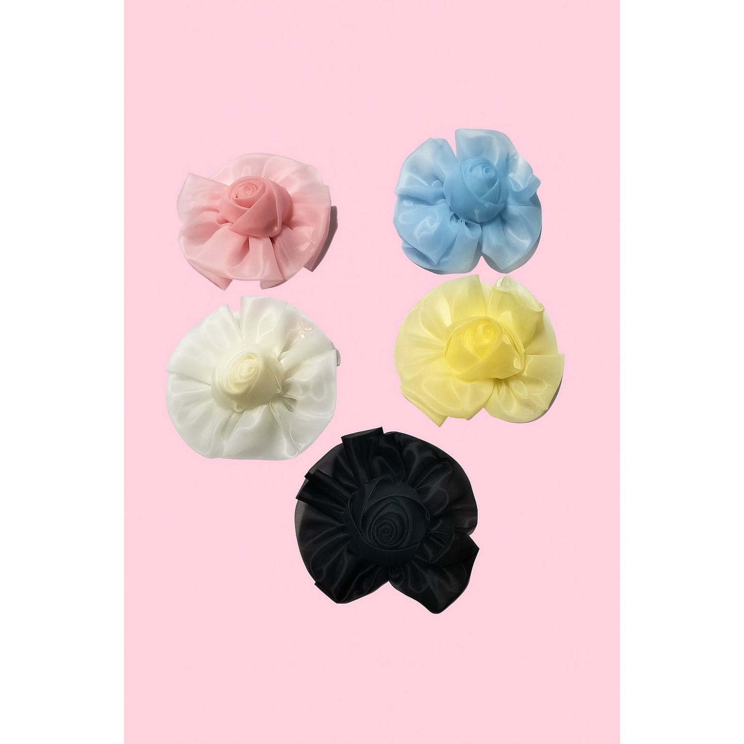 Fashion Alley Flower Design Hair Pin For Women Pack Of 5 Pc