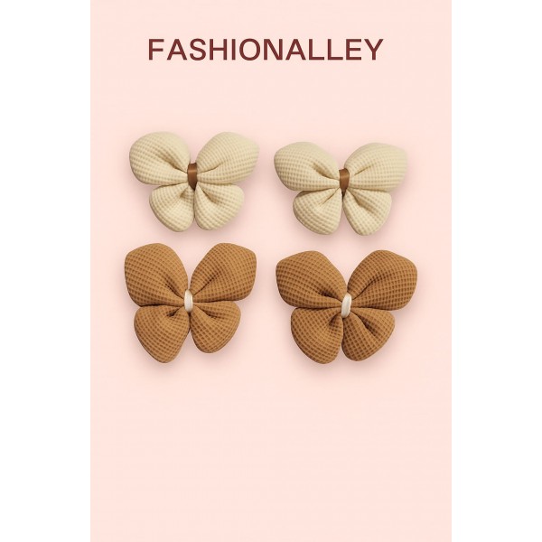 Fashion Alley Bow Hair Pin For Kids Pack Of 12 Pc Fashion Alley Bow Hair Pin For Kids Pack Of 12 Pc