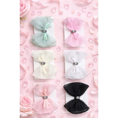 Fashion Alley Bow Hair Pin For Women Pack Of 12 Pc