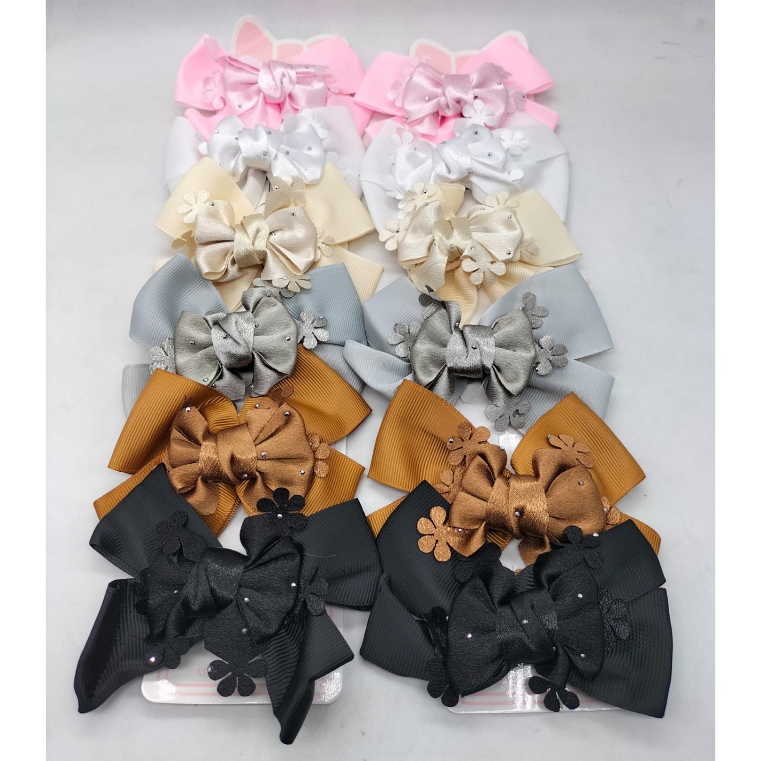 Fashion Alley Bow Hair Pin For Women Pack Of 12 