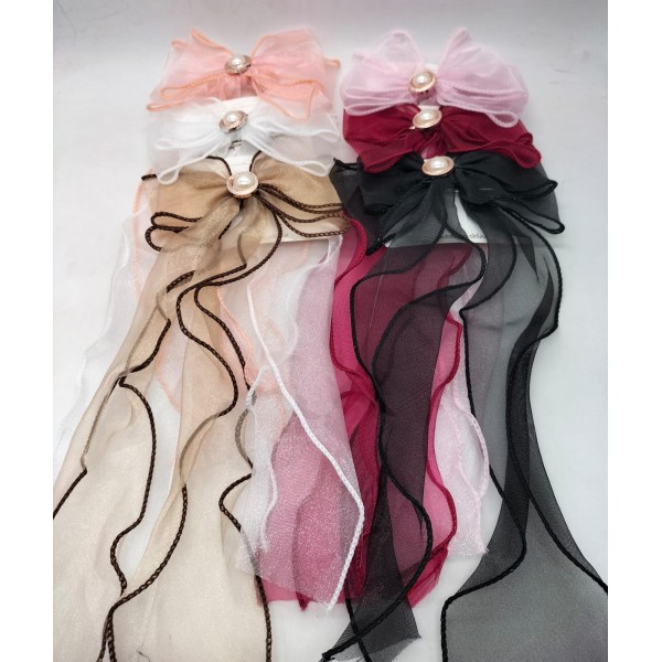 Fashion Alley Bow Hair Pin For Women Pack Of 12 Pc