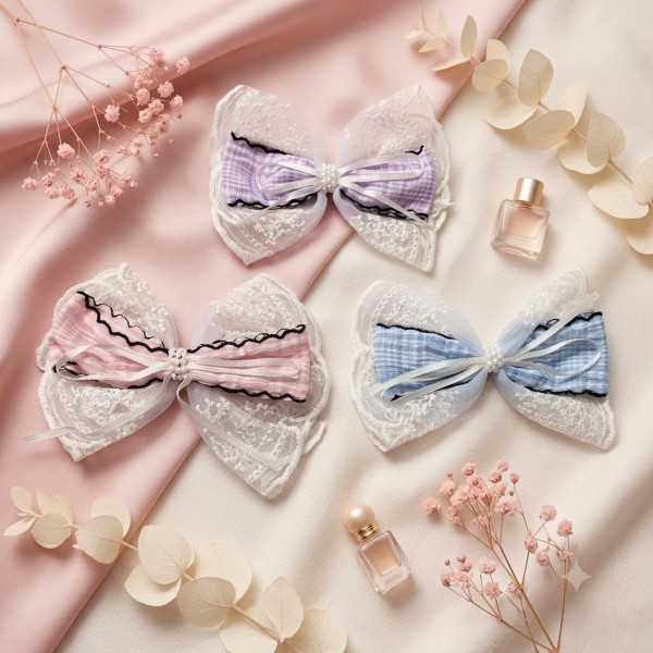Fashion Alley Bow Clip For Women Pack Of 20 Pc