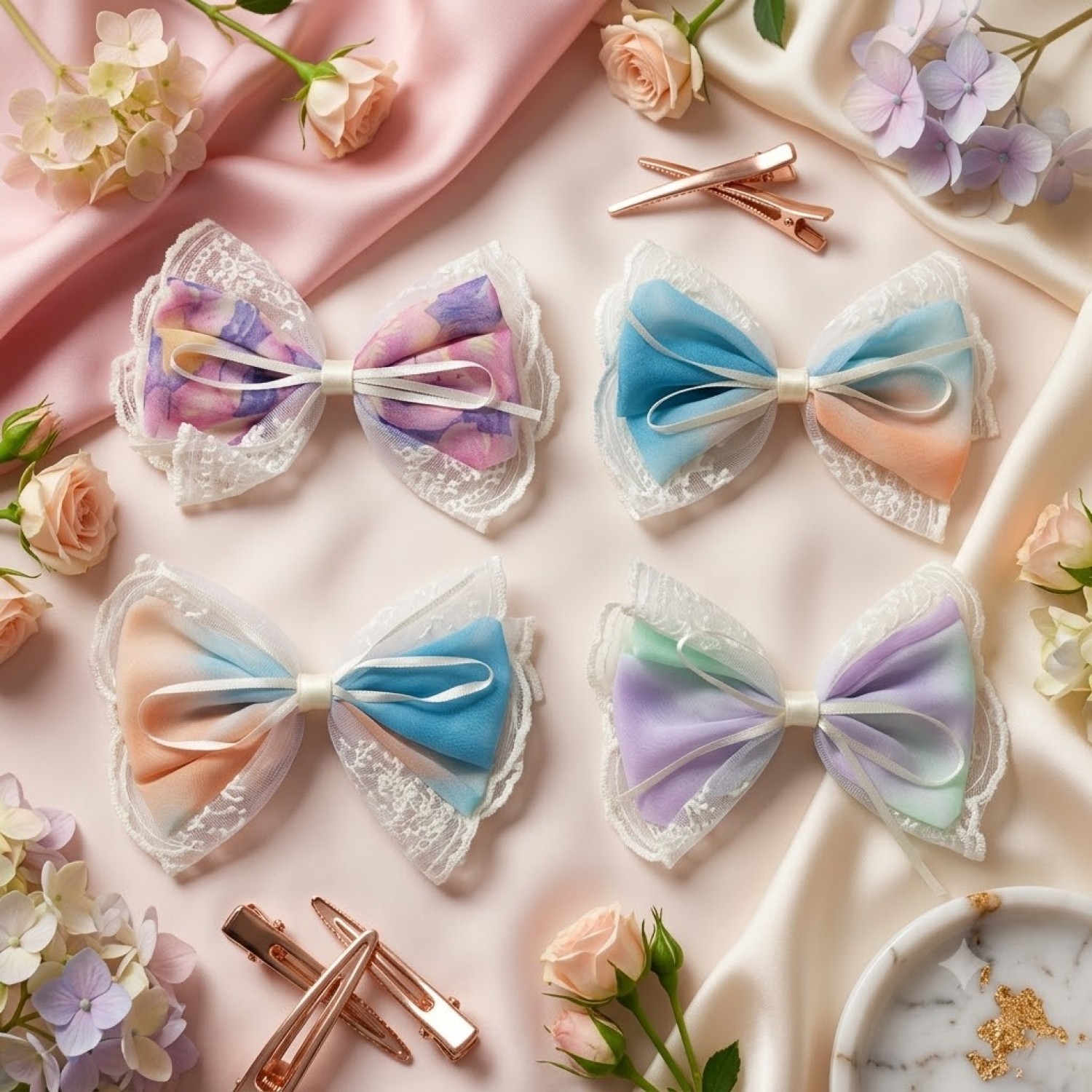 Fashion Alley Bow Clip For Women Pack Of 20 Pc Fashion Alley Bow Clip For Women Pack Of 20 Pc