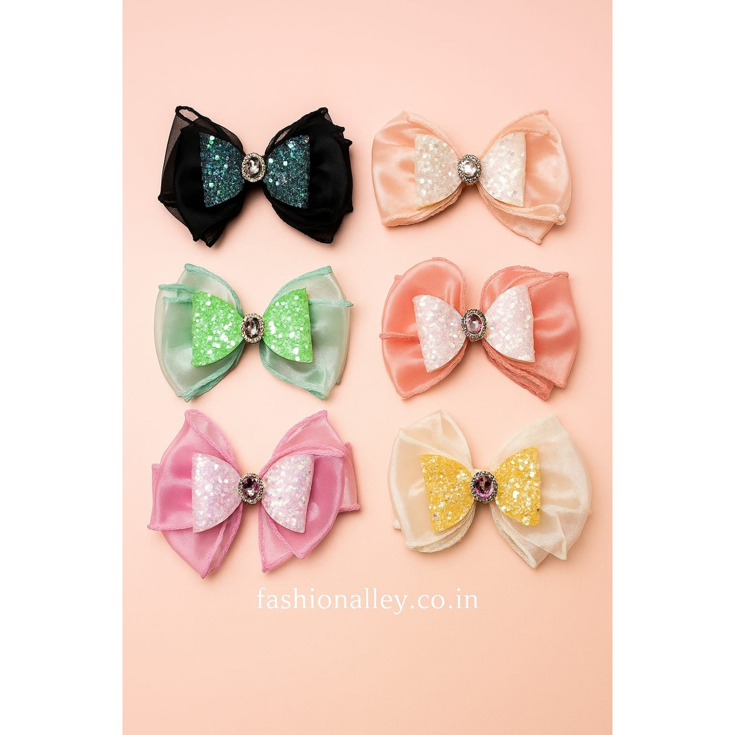 Fashion Alley Bow Pin For Women Pack Of 12 Pc