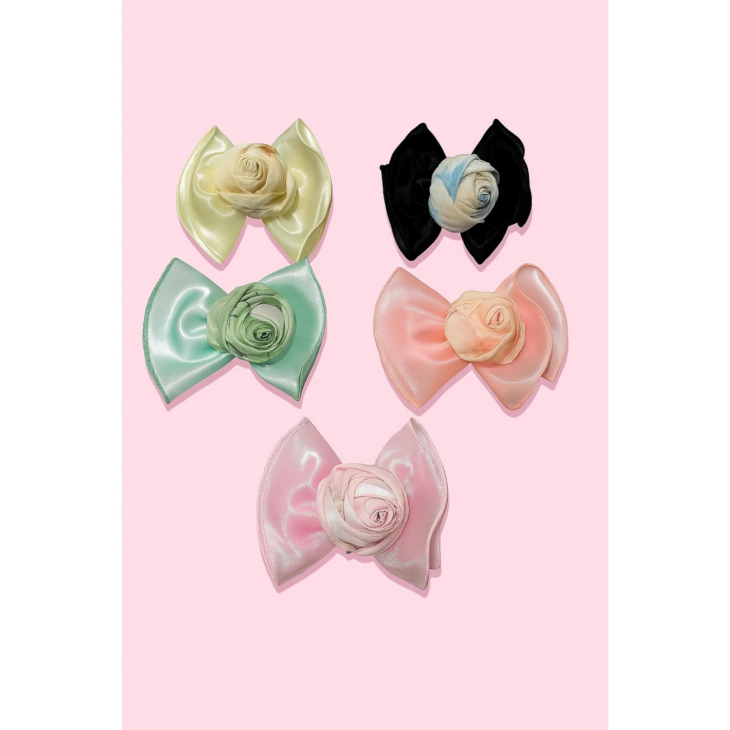 Fashion Alley Bow Design Hair Pin For Women Pack Of 5 Pc Fashion Alley Bow Design Hair Pin For Women Pack Of 5 Pc
