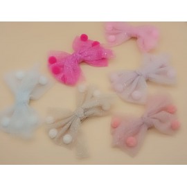 Fashion Alley Big Bow  Hair  Pins ( 36 pc per pack )