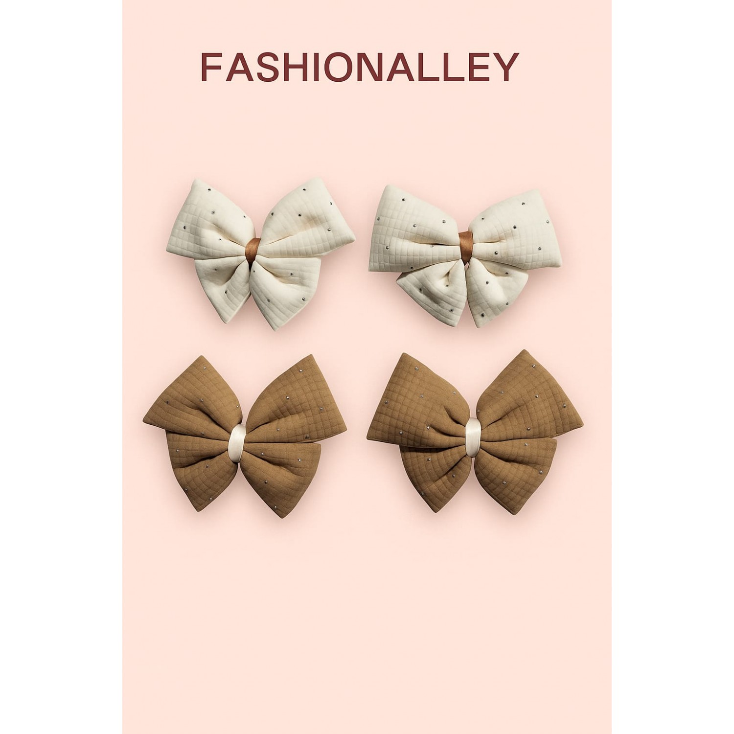 Fashion Alley Bow Hair Pin For Kids Pack Of 12 Pc Fashion Alley Bow Hair Pin For Kids Pack Of 12 Pc