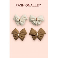 Fashion Alley Bow Hair Pin For Kids Pack Of 12 Pc