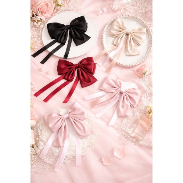 Fashion Alley Bow Hair Pin For Women Pack Of 12 Pc