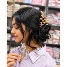 Fashion Alley butterfly Metal 10cm Hair Claw ( Pack of 12 )