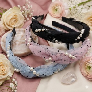 Fashion Alley Pearl Hair Band For Women Pack Of 12