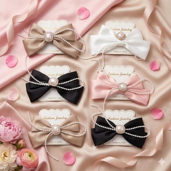 Fashion Alley Bow Hair For Women Pack Of 12 Pc