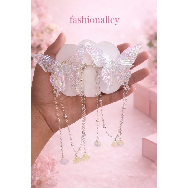 Fashion Alley Butterfly Stone Hair Pin For Women Pack Of 24 Pc