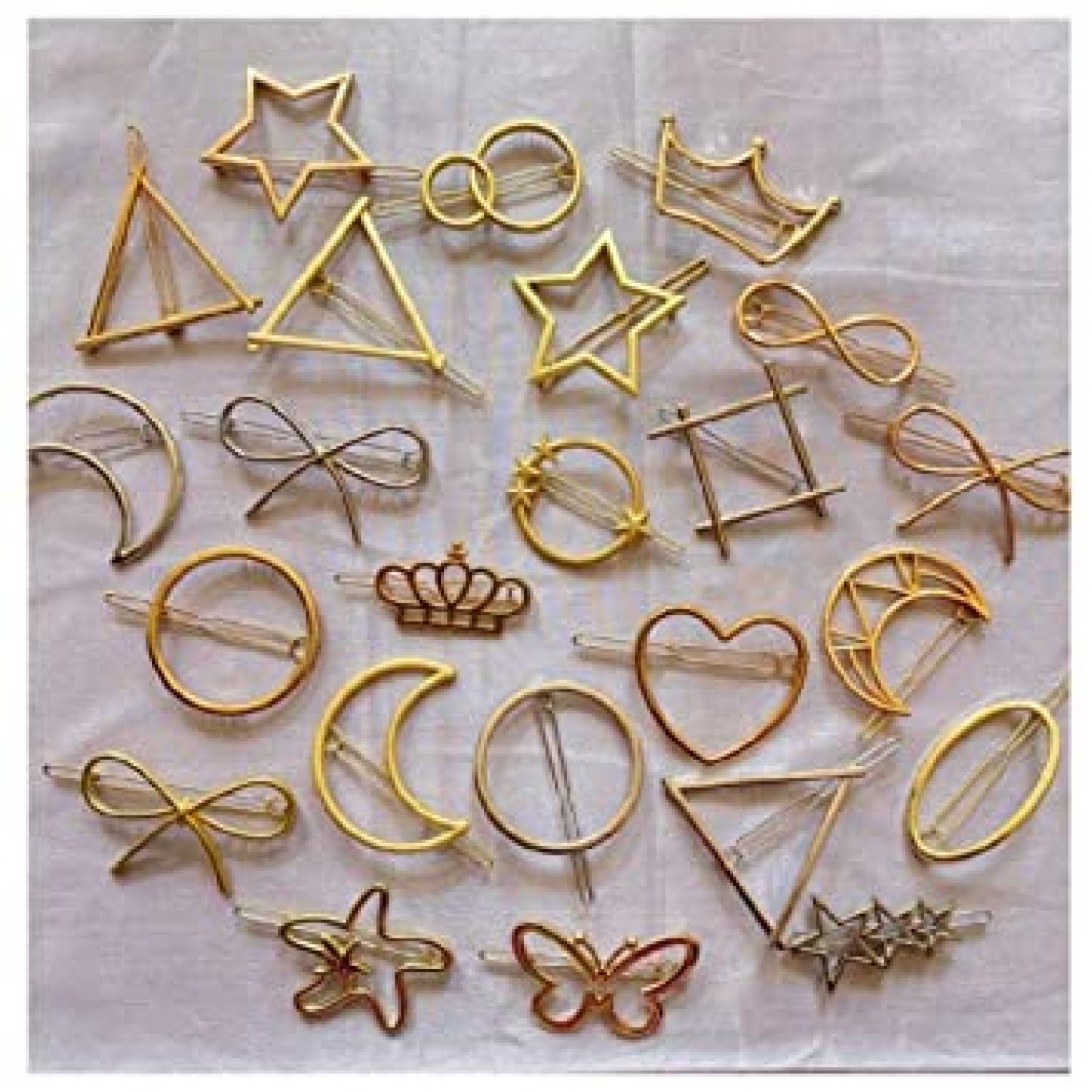 Fashion Alley Metal Hair Lock Pin [Pack Of 12 Pc]