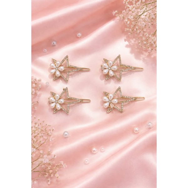 Fashion Alley Metal Hair Pin For Women Pack Of 10 Pc