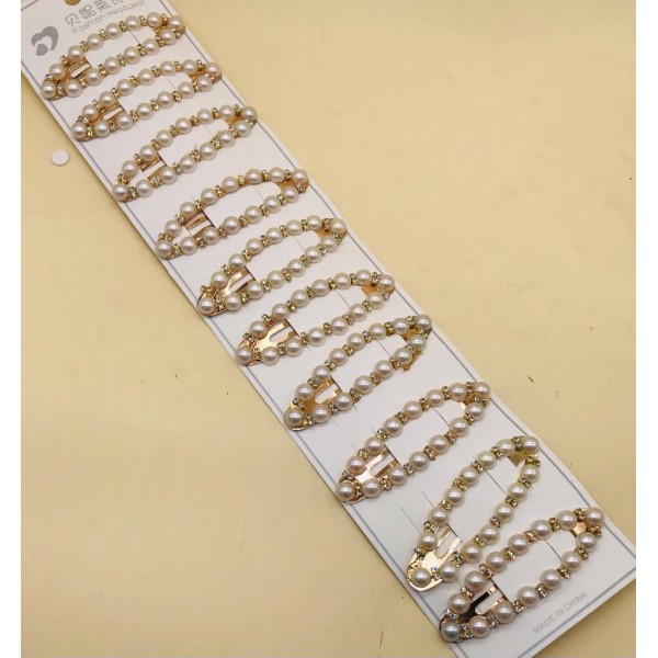 Fashion Alley Design Pearl Tic Tac Pins ( pack of 10 pc ) Fashion Alley Design Pearl Tic Tac Pins ( pack of 10 pc )