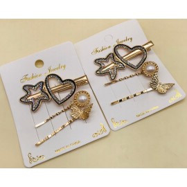 Fashion Alley Hair Pin [Pack Of 12 Cards] ASSORTED STYLES 