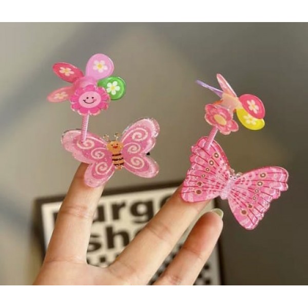 Fashion Alley With Out Light Assorted Design Hair Pin For Kids [Pack Of 10 Peace]