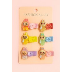 Fashion Alley Labubu Doll Hair Pin For For Kids Pack Of 20 Pc