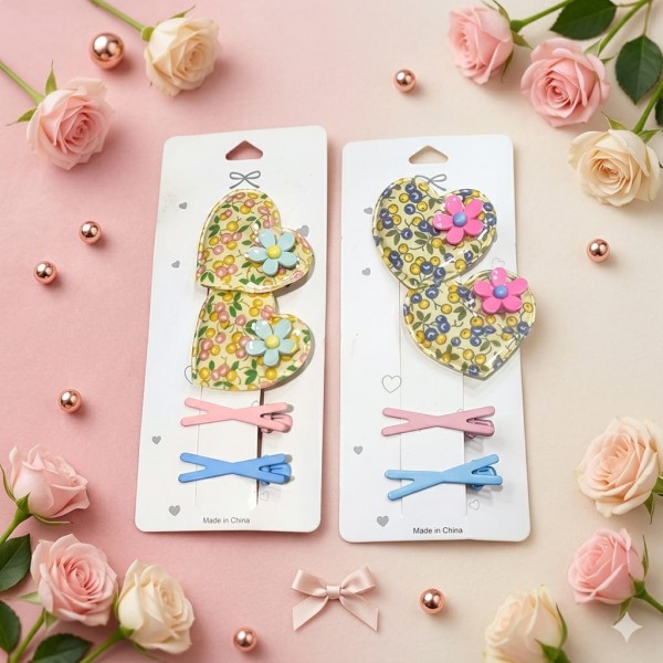 Fashion Alley Hair Pin For Kids Pack Of 12 Card