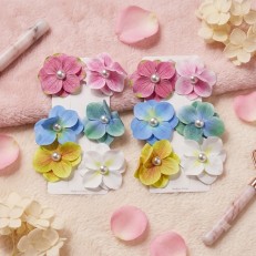 Fashion Alley Flower Hair Pin Kids Pack Of 72 Pc