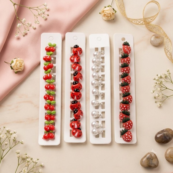 Fashion Alley hair Pins for women pack of 12 card