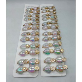 Fashion Alley Metal Pearl Hair Pin For Women Pack Of 24 pc