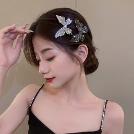 Fashion Alley Stone Hair Pin For Women [Pack Of 12]