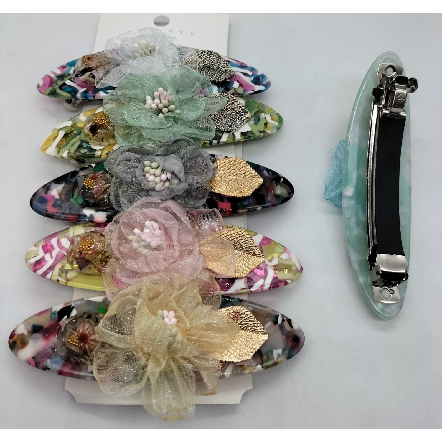 Fashion Alley Designer Back Clip [Pack Of 12] 