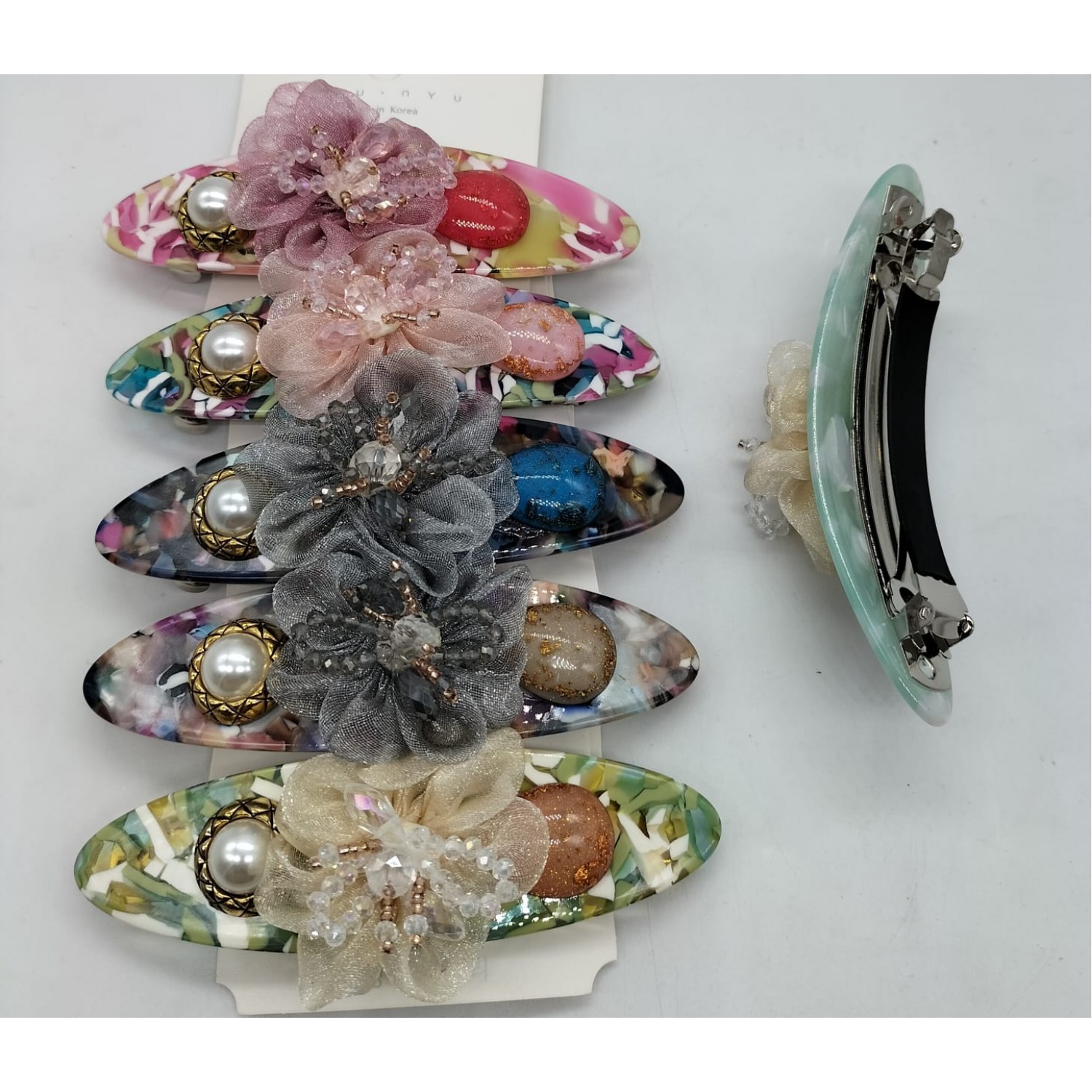 Fashion Alley Designer Back Clip [Pack Of 12] 