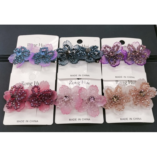 Fashion Alley Korean Pin Crocodile Shape For Women Pack Of 12 Pc