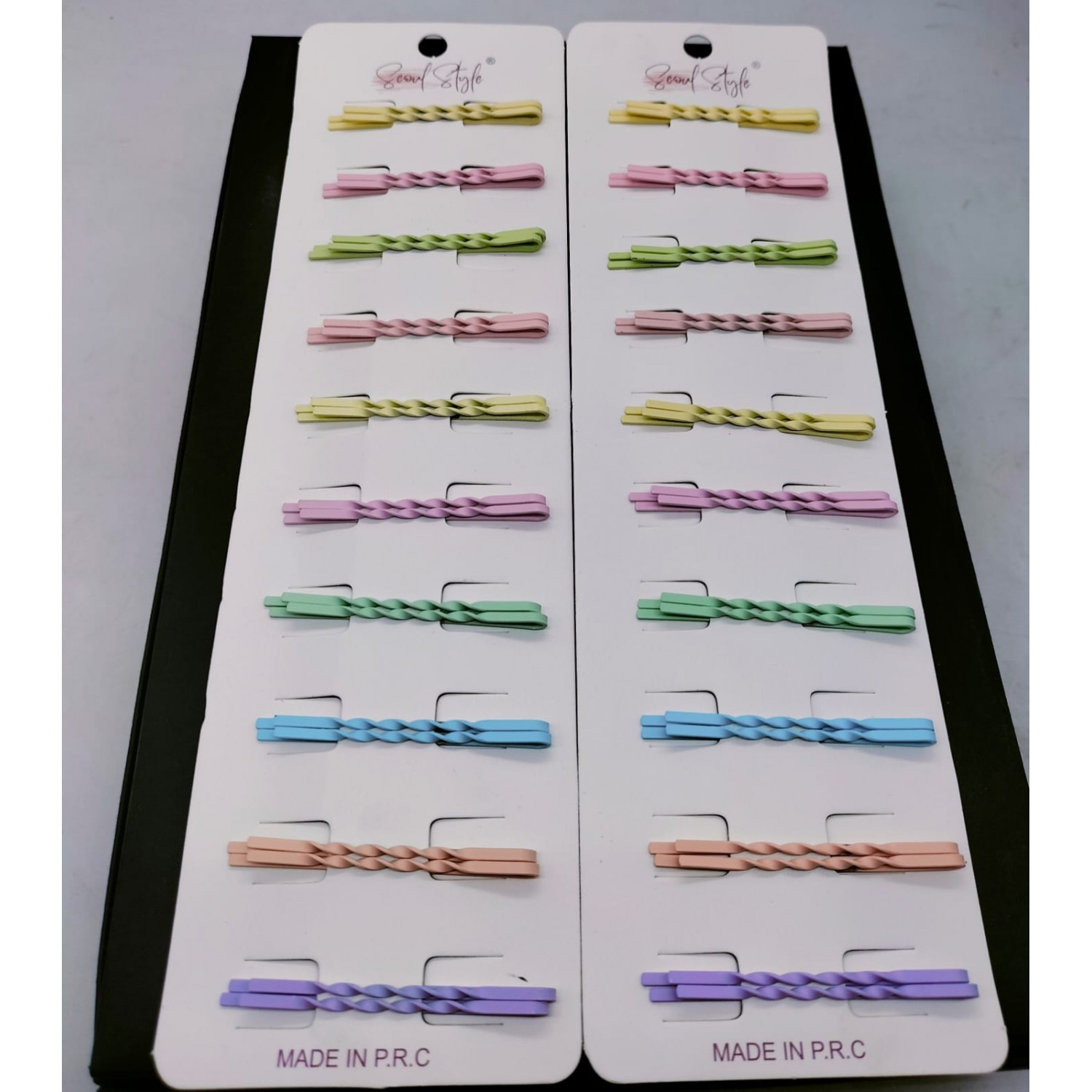 Fashion Alley Hair Pin For Kids Pack Of 12 Card 