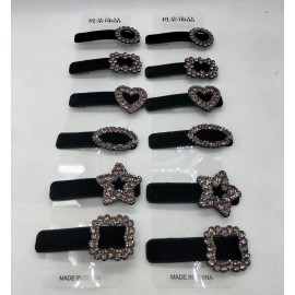 Fashion Alley Tic Tac Hair Pin For Women ( Pack Of 12 Pc)