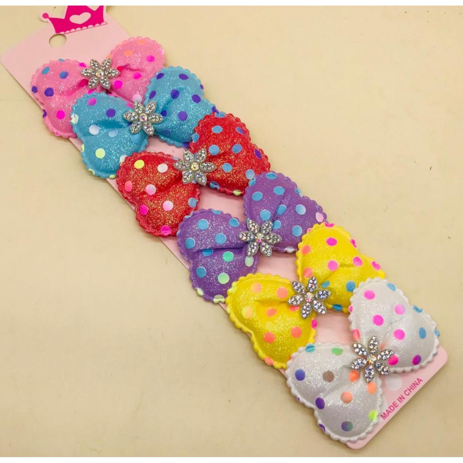 Fashion Alley Random Design Kids Hair Pin  [Pack Of 6 Peace]