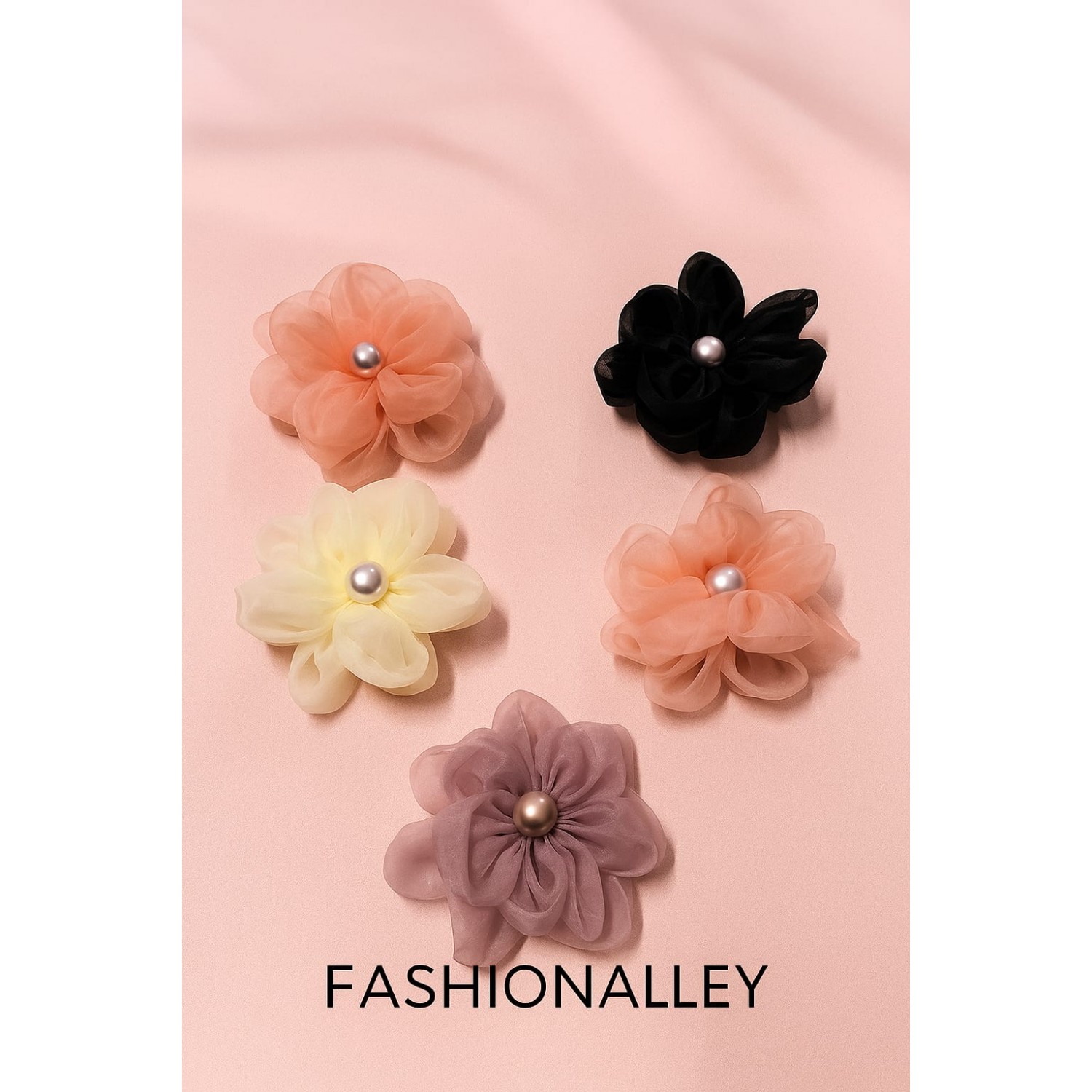 Fashion Alley Flower Design Hair Pin For Women Pack Of 5 Pc Fashion Alley Flower Design Hair Pin For Women Pack Of 5 Pc