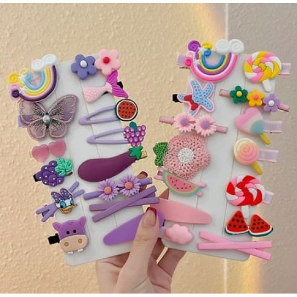 Fashion Alley Mix Assorted Design Kids Hair Pin [Pack Of 168 Pc]