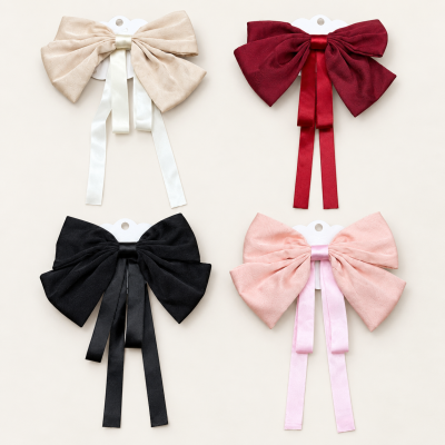 Fashion Alley Bow Design Hair Pin For kids Pack Of 12 Pc