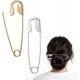 Fashion Alley 15 cm Safety hair pin For Women Pack Of 12 Pc
