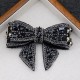 Fashion Alley Black Bow Pin For Women Pack Of 12 Pc