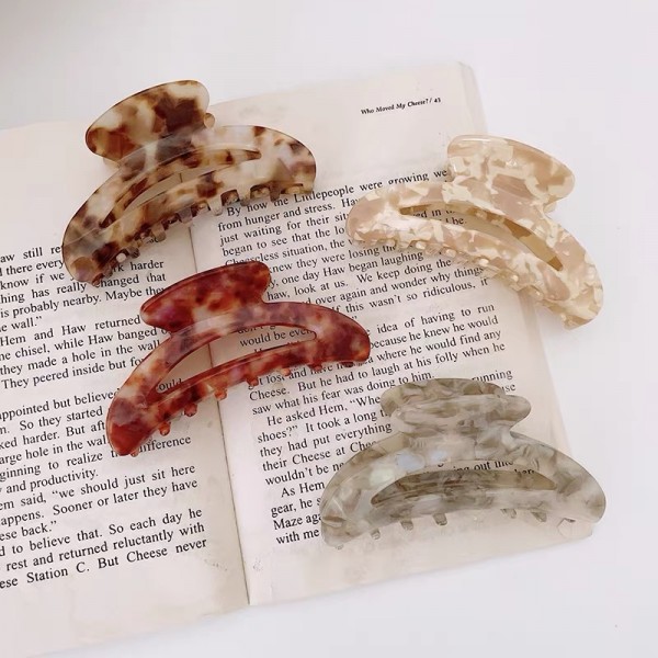 Fashion Alley 10 Cm Hair Claw For Women Pack Of 12
