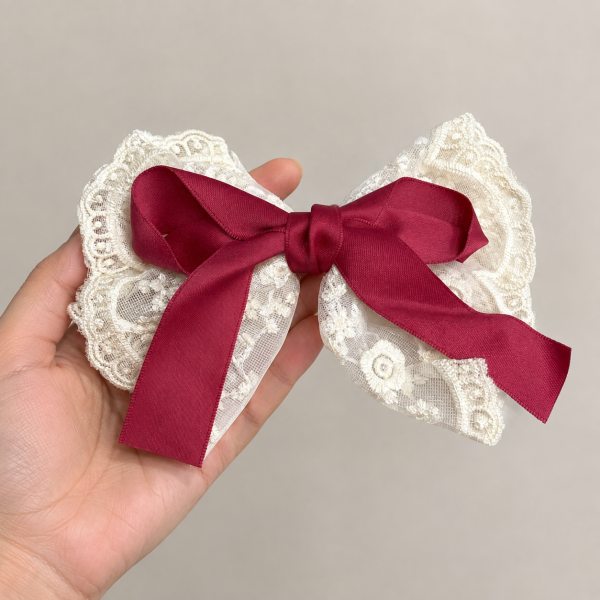 Fashion Alley Bow Hair Pin For Kids Pack Of 12 Pc 