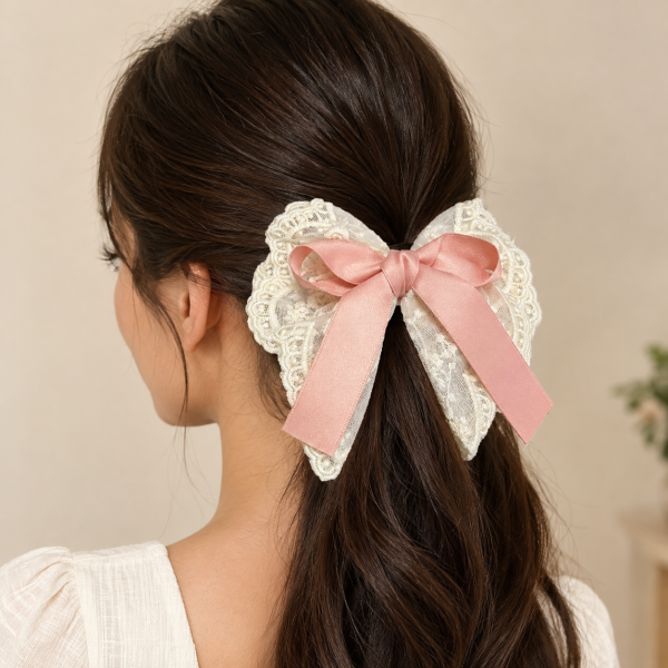 Fashion Alley Bow Hair Pin For Kids Pack Of 12 Pc 