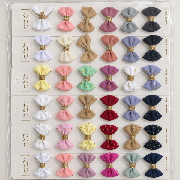 Fashion Alley Bow Design Hair Pin For Women packs of 36
